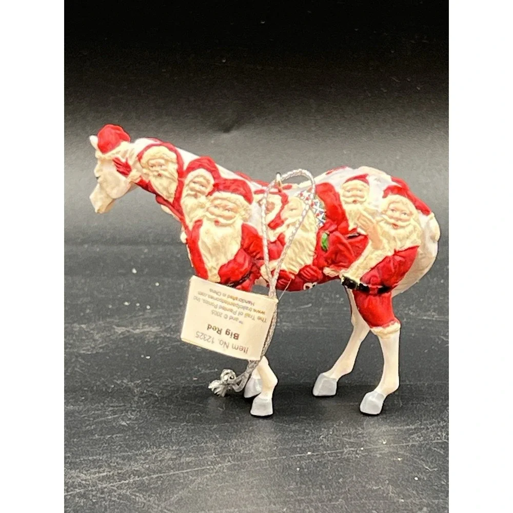 2005‎ Retired Trail of Painted Ponies Big Red Santa Christmas Ornament 12325